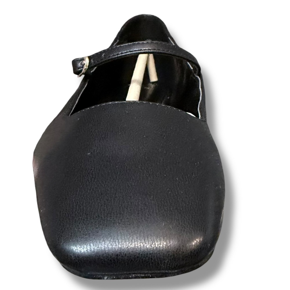 JustFab Ellidy Black Pointed Toe Mary Jane Flats Women Size 8.5 - Picture 9 of 16